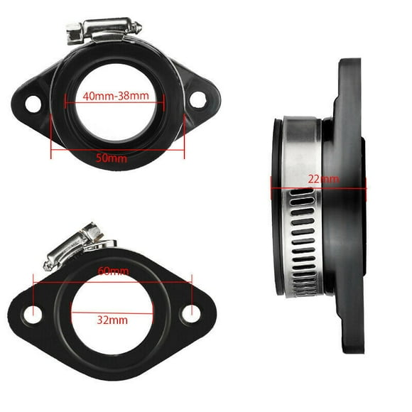 1X Carburetor Adaptor Manifold Intake Joint Boots Fit For Ski-Doo 570135800 OEM 1X Carburetor Adaptor Manifold Intake Joint Boots Fit For Ski-Doo 570135800 OEM